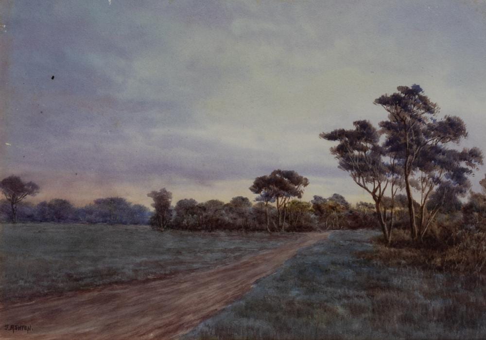 james ashton 1859 1935 the road home · Gibson's · 2025-08-12 James Ashton comparable auction result: james ashton 1859 1935 the road home