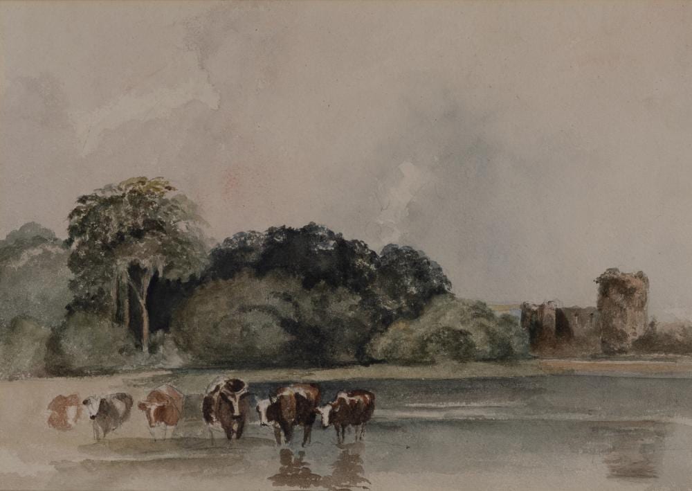 peter de wint 1784 1849 rochester castle · Gibson's · 2025-08-12 Peter DeWint comparable auction result: peter de wint 1784 1849 rochester castle