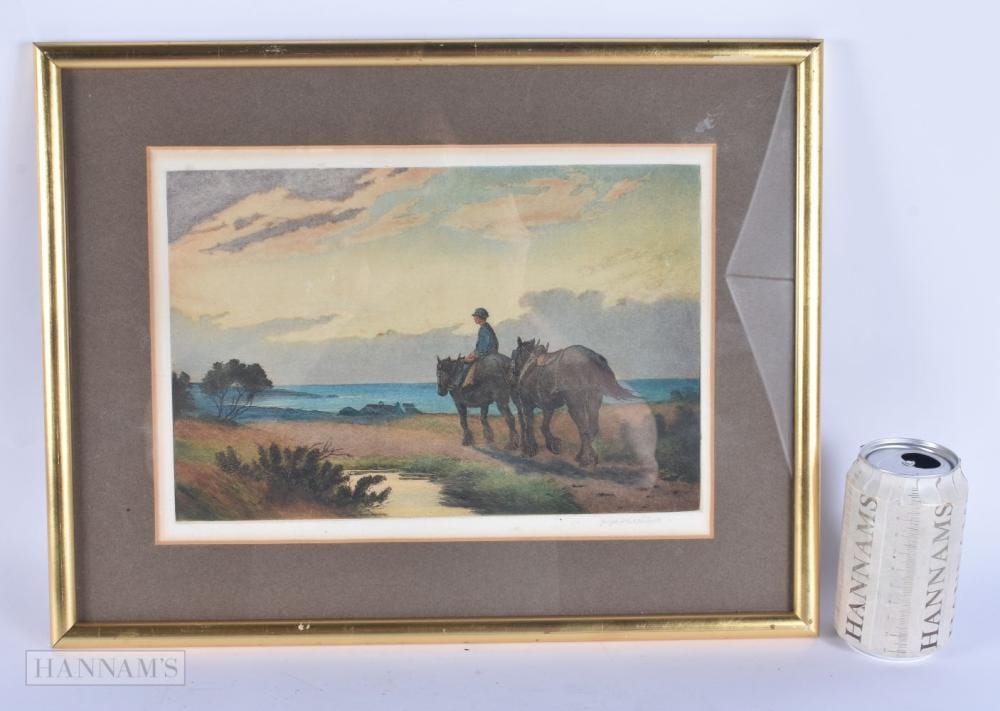 joseph kirkpatrick 1872 1930 engraving signed in pencil coastal scene 44 cm x 34 cm · Hannam's Auctioneers · 2025-08-12 Joseph Kirkpatrick comparable auction result: joseph kirkpatrick 1872 1930 engraving signed in pencil coastal scene 44 cm x 34 cm