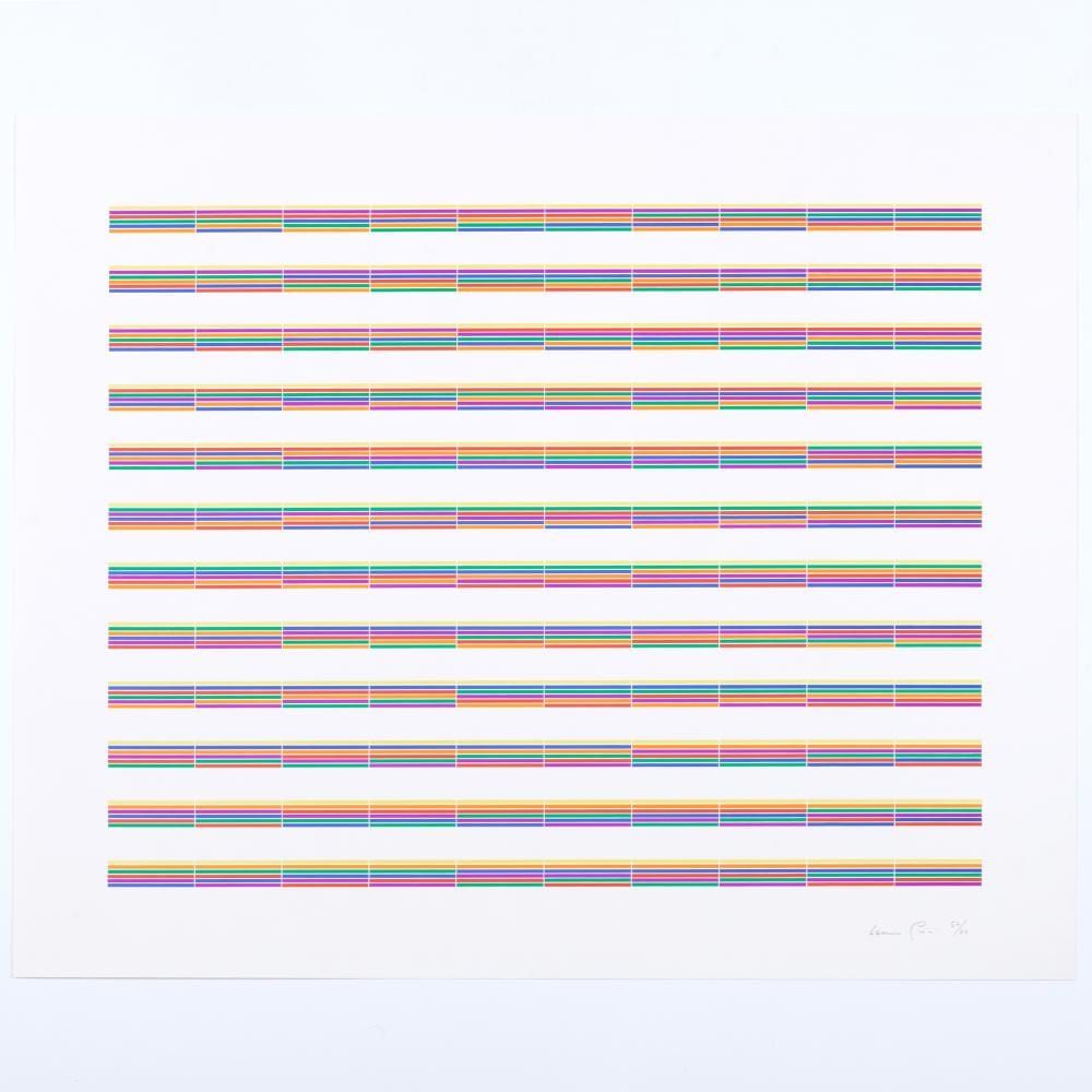 Laura Grisi comparable auction result: laura grisi 1939 2017 stripes