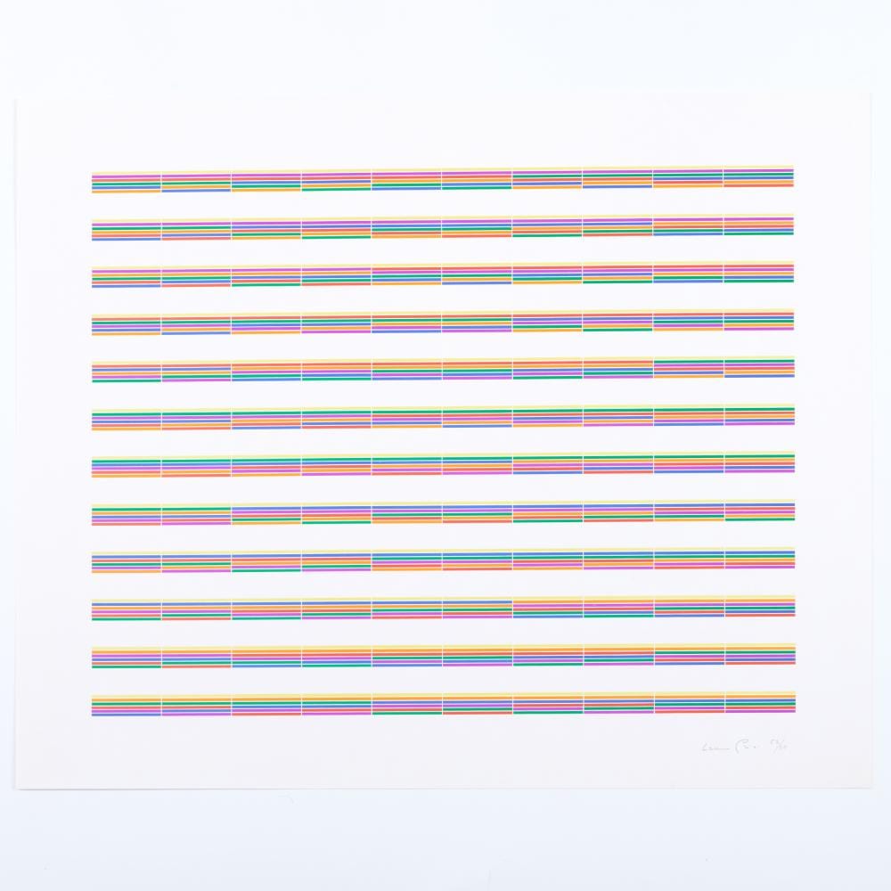 Laura Grisi comparable auction result: laura grisi 1939 2017 stripes