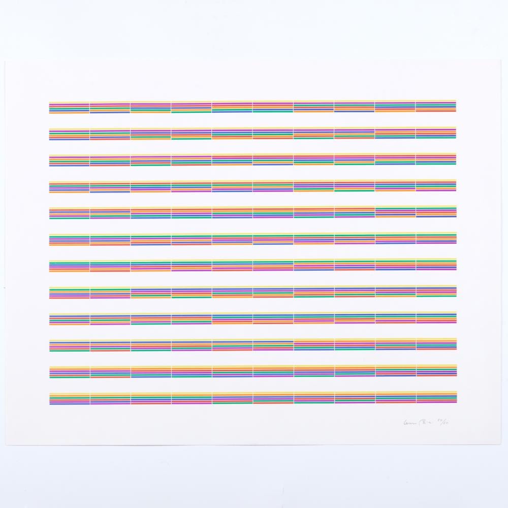 Laura Grisi comparable auction result: laura grisi 1939 2017 stripes