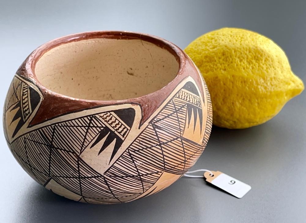 Priscilla Namingha Nampeyo comparable auction result: nampeyo hopi pottery painted signed vintage clay bowl vase made by priscilla namingha nampeyo