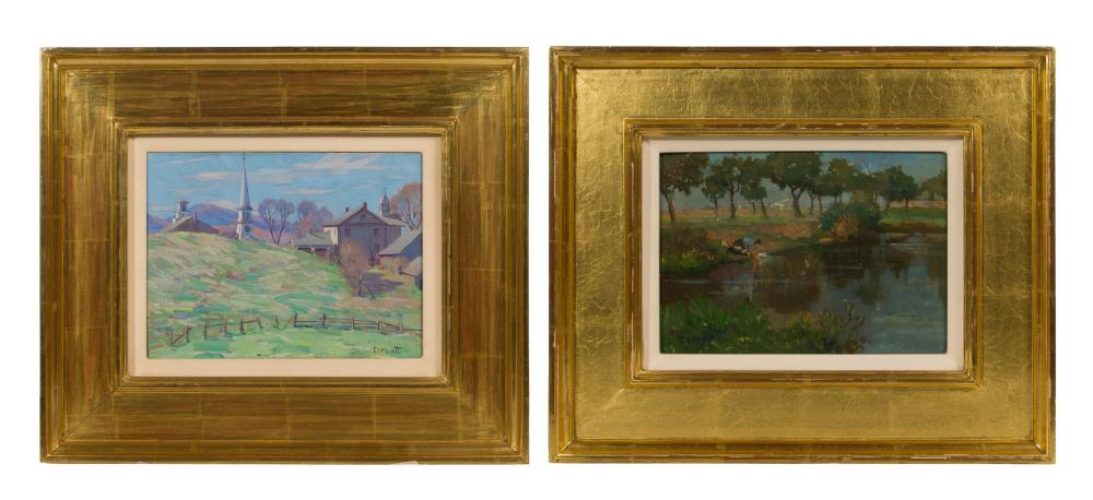 Gustave Cimiotti comparable auction result: gustave cimiotti american 1875 1969 oils on board