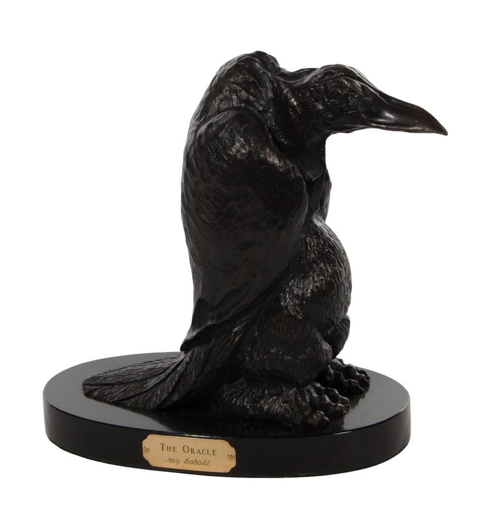 ray kobald american b 1934 the oracle bronze sculpture · Leonard Auction · 2025-08-07 Ray Kobald comparable auction result: ray kobald american b 1934 the oracle bronze sculpture