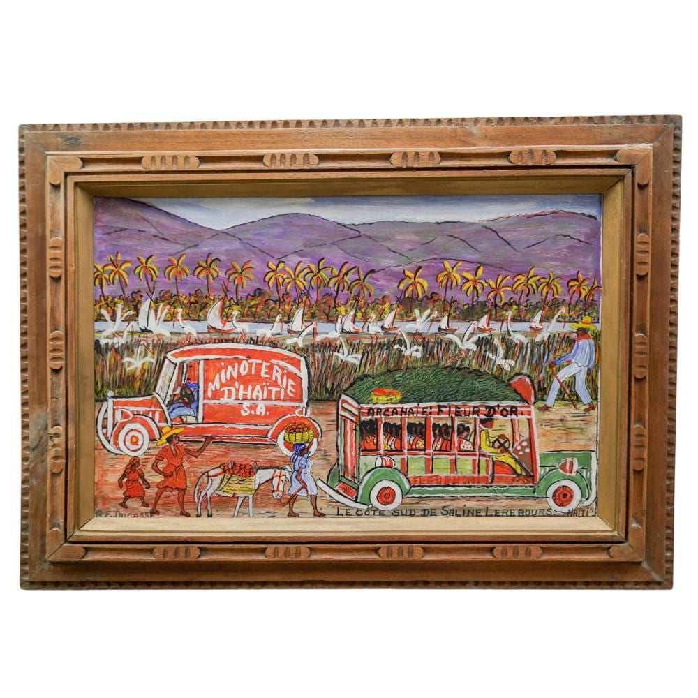 Gervais Emmanuel Ducasse comparable auction result: gervais emmanuel ducasse haitian 1903 1988 oil painting