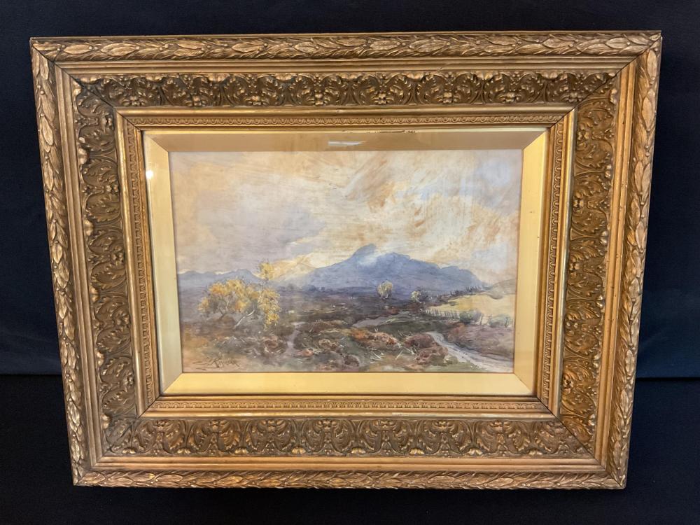 19th c watercolor of scottish moorland scene by james kinnear · Diederich Auction Gallery · 2025-08-24 James Kinnear comparable auction result: 19th c watercolor of scottish moorland scene by james kinnear