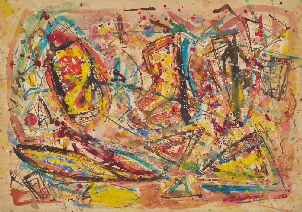 Anne Ryan comparable auction result: anne ryan american 1889 1954 untitled 1949