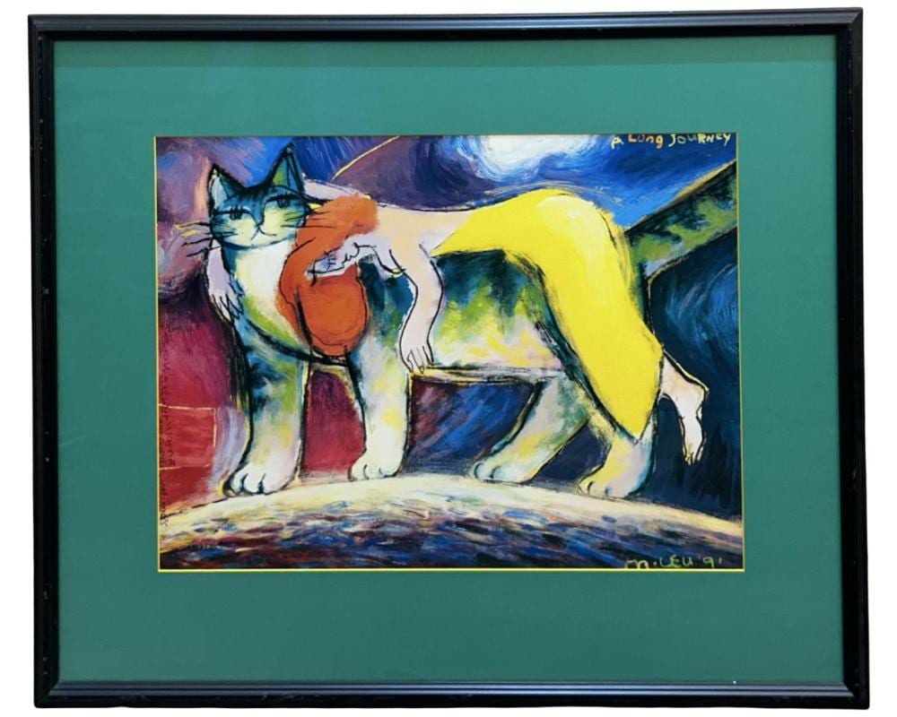 Michael Leu comparable auction result: michael leu a long journey print
