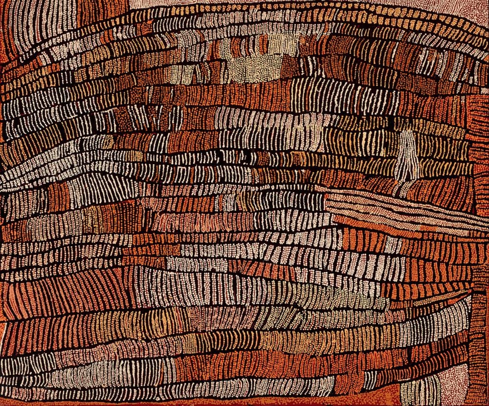 Naata Nungurrayi comparable auction result: naata nungurrayi 1932 2021 marrapinti 2004