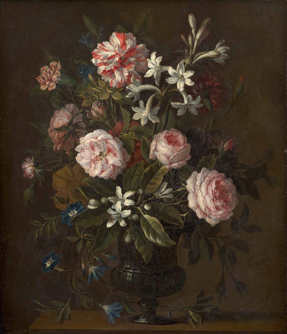 Jean-Baptiste Monnoyer comparable auction result: attribu jean baptiste monnoyer