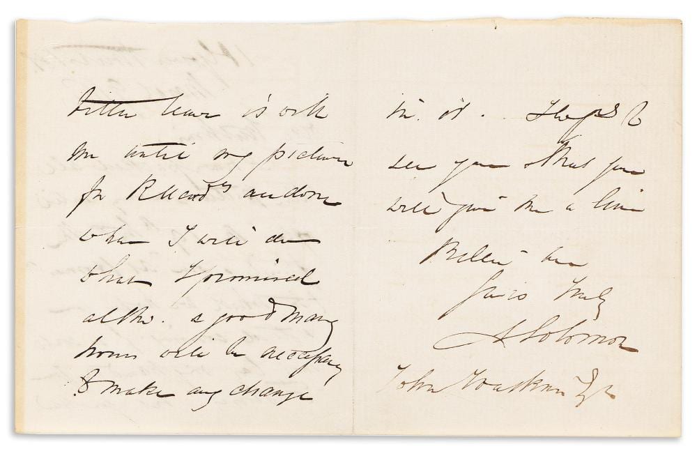 Abraham Solomon comparable auction result: abraham solomon 1823 1862 autograph letter signed
