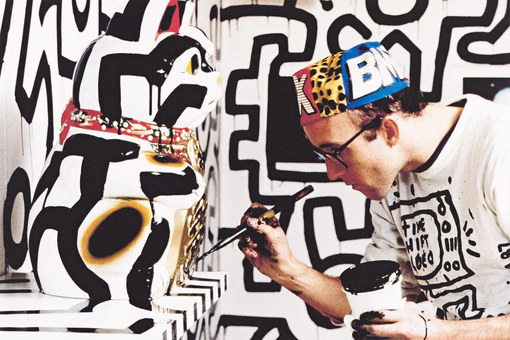 Tseng Kwong Chi comparable auction result: tseng kwong chi a suite of 14 prints documenting keith haring s pop shop in tokyo 1988 printed later
