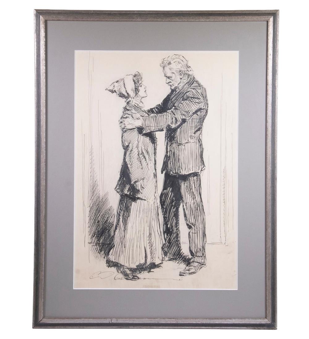 Charles Dana Gibson comparable auction result: charles dana gibson ny me ma 1867 1944