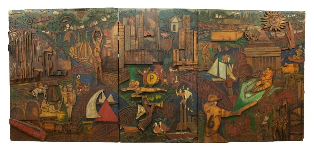 Bernard Langlais comparable auction result: bernard langlais me ny 1921 1977