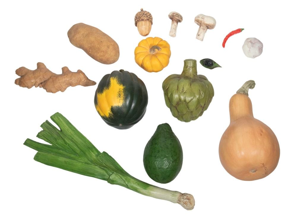 mary kirk kelly al 1918 2013 ceramic vegetables · Thomaston Place Auction Galleries · 2025-08-29 Mary Kirk Kelly comparable auction result: mary kirk kelly al 1918 2013 ceramic vegetables