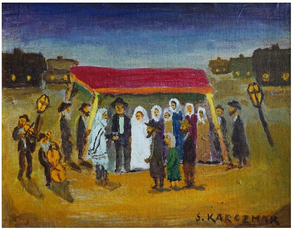 Simon Karczmar comparable auction result: simon karczmar polish french israeli 1903 1982
