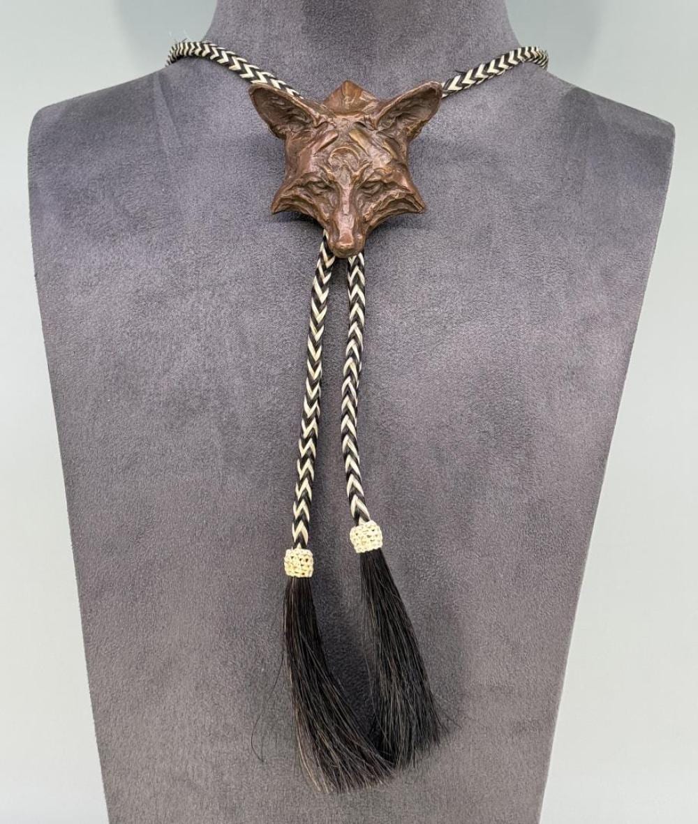 Richard Loffler comparable auction result: richard loffler 2010 prix de west bronze bolo tie
