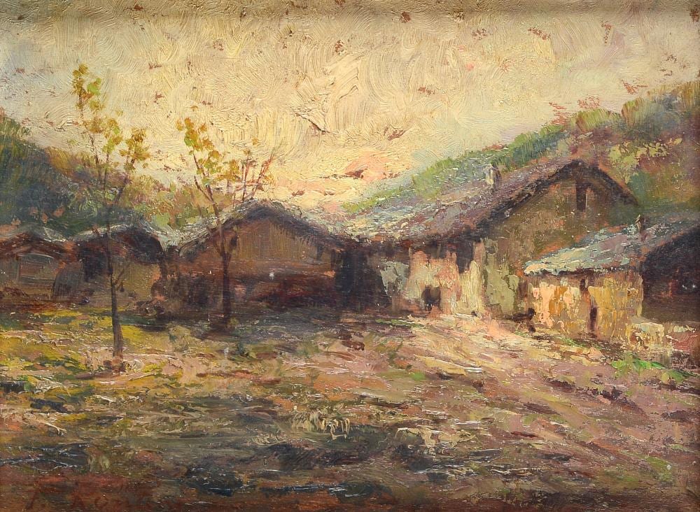 Ferruccio Rontini comparable auction result: ferruccio rontini firenze 1893 livorno 1964 casolare