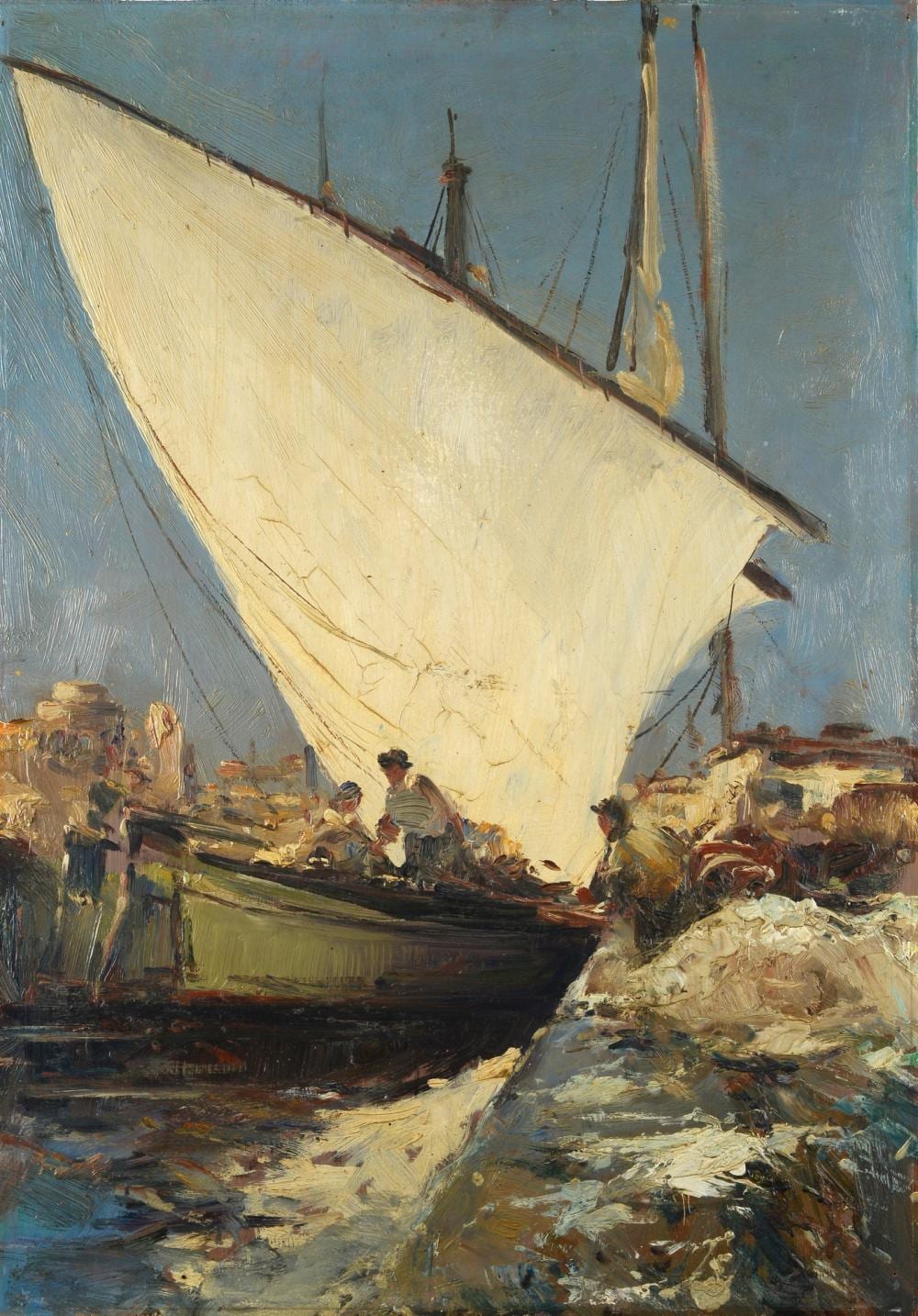 Ferruccio Rontini comparable auction result: ferruccio rontini firenze 1893 livorno 1964 le vele livorno