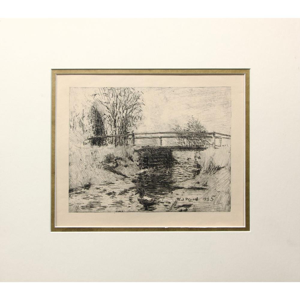 William John Wood comparable auction result: william john wood canadian 1877 1954 untitled the bridge