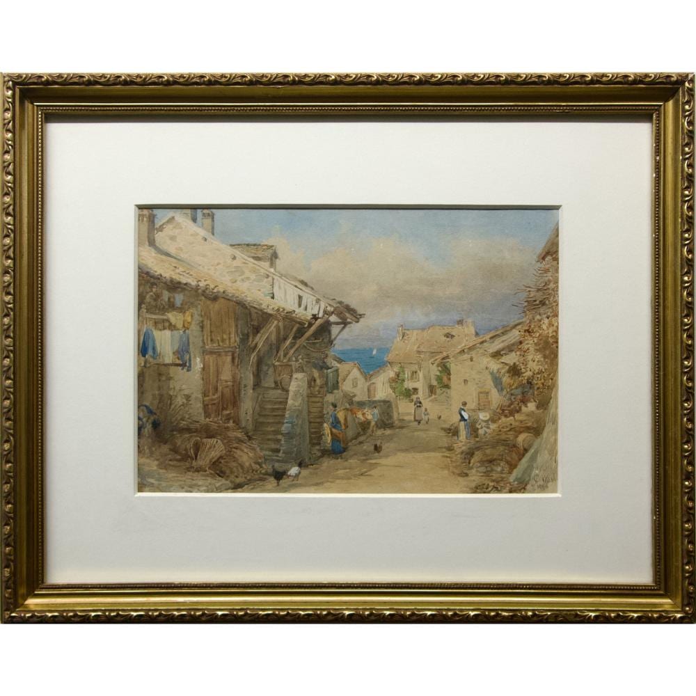 charles jones way british canadian 1835 1919 untitled sunlit coastal village · Waddington's · 2025-08-21 Charles Jones Way comparable auction result: charles jones way british canadian 1835 1919 untitled sunlit coastal village