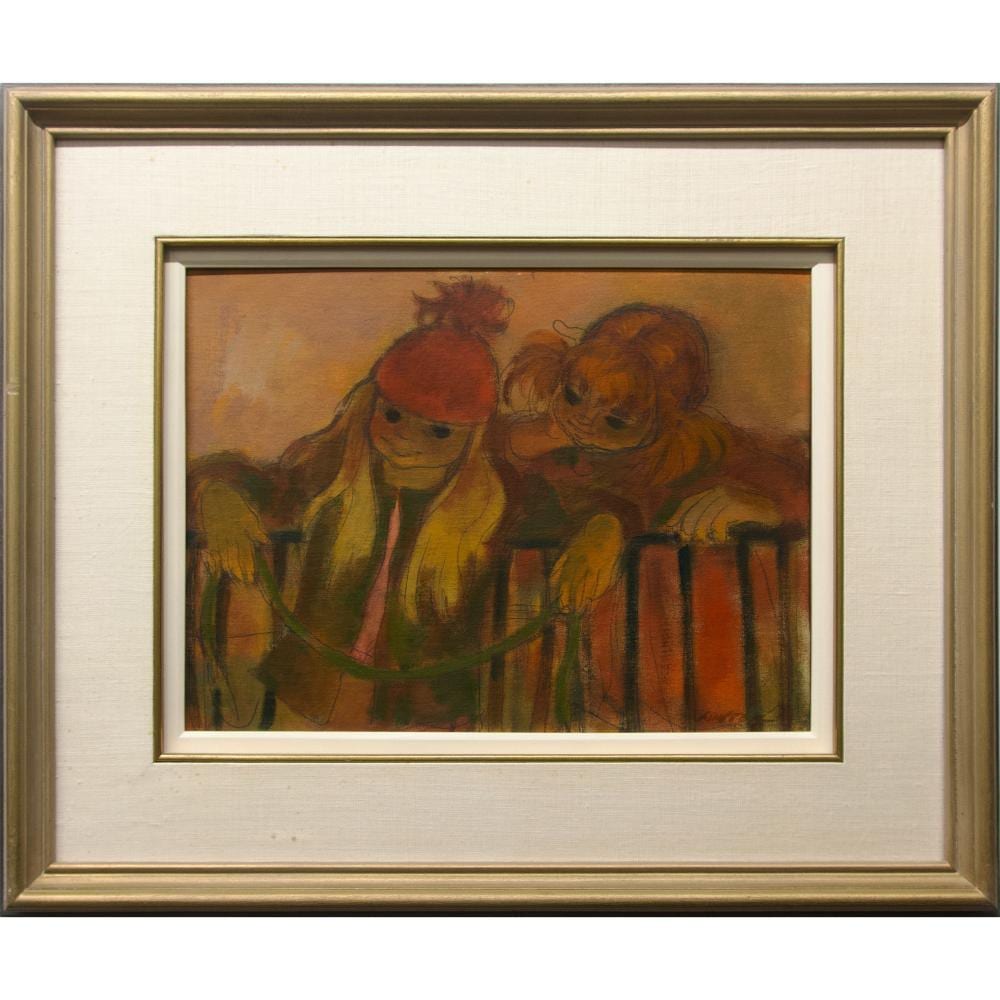 William Arthur Winter comparable auction result: william arthur winter canadian 1909 1996 two friends 8