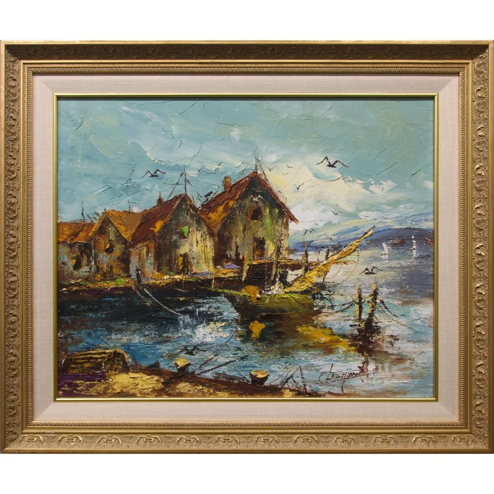 Claude Langevin comparable auction result: claude langevin canadian b 1942 untitled morning calm