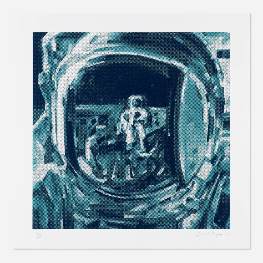 Michael Kagan comparable auction result: michael kagan moonwalker