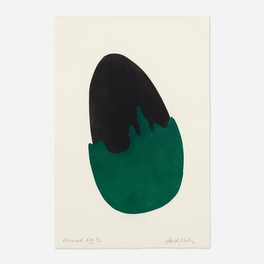 David Nash comparable auction result: david nash encased egg