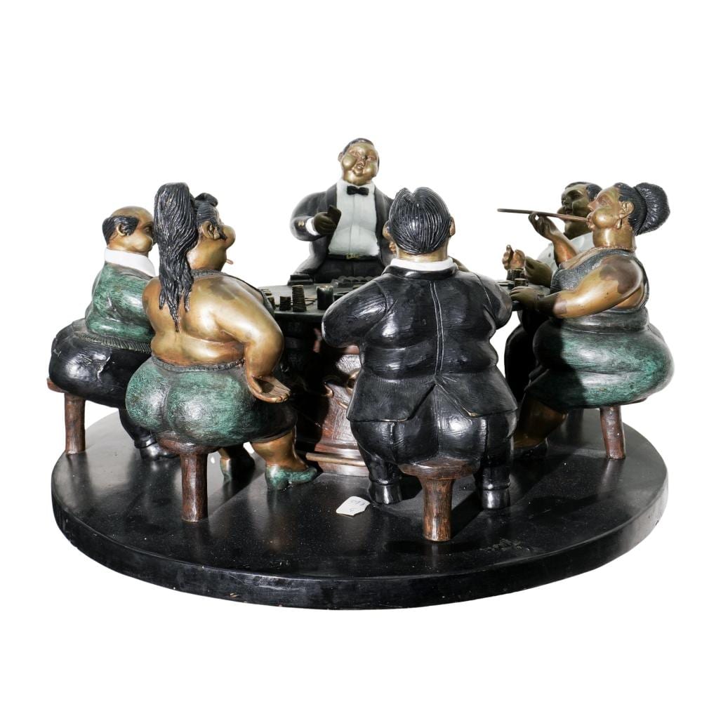 Bruno Luna comparable auction result: bruno luna mexican b 1963 large bronze blackjack sculpture