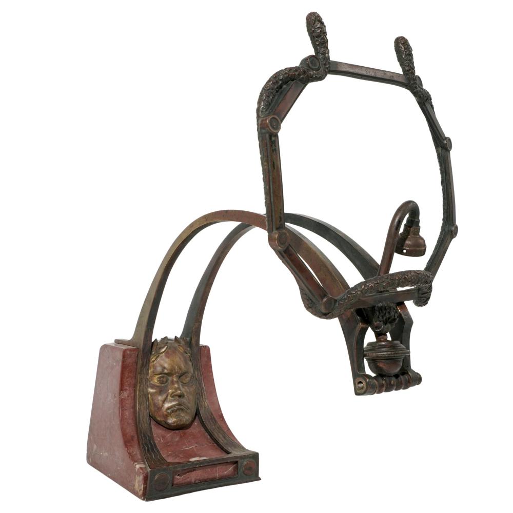 Antique Tiffany Style Table Lamp sold by Akiba Galleries, lot 73 — auction record photograph