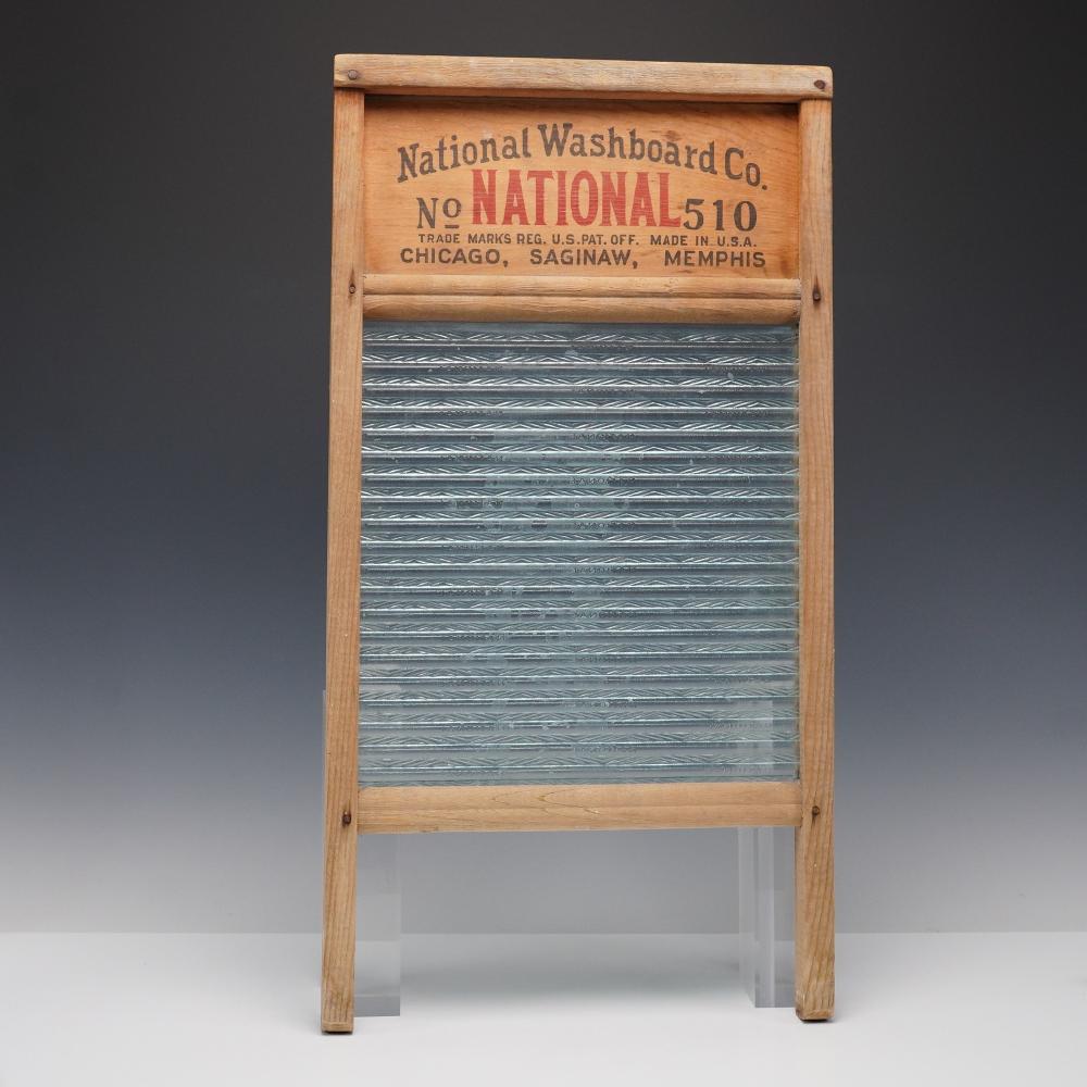 Vintage National Washboard Co. No. 510, Glass Panel sold by Lion and Unicorn, lot 18 — auction record photograph