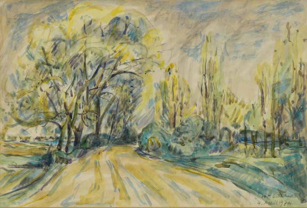 Otto Ditscher comparable auction result: otto ditscher 1903 1987 neuhofen baum passed