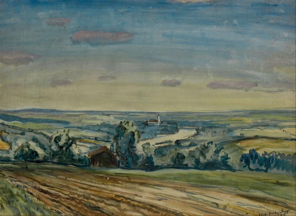 Otto Ditscher comparable auction result: otto ditscher 1903 1987 neuhofen landscape in the