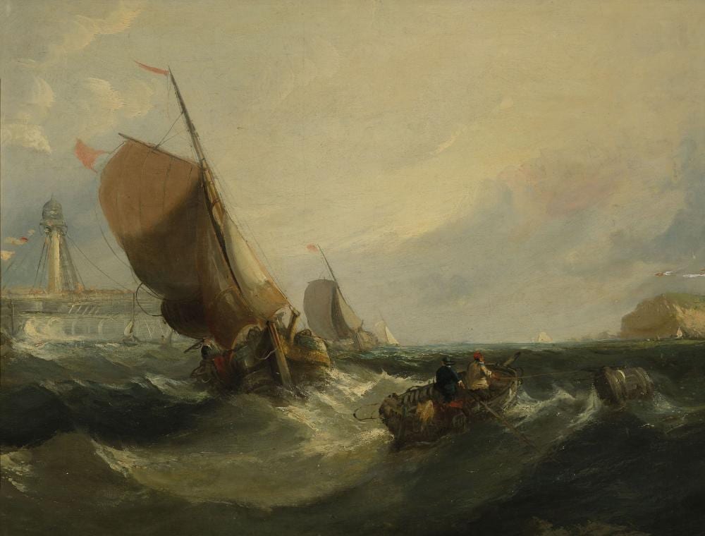 Alfred Montague comparable auction result: alfred montague 1832 london um 1883 maritimescene