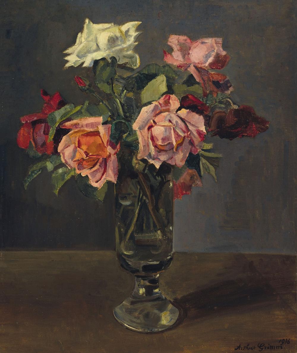 arthur grimm 1883 mudau 1948 karlsruhe stilllife with · Henry's Auktionshaus · 2025-08-30 Arthur Grimm comparable auction result: arthur grimm 1883 mudau 1948 karlsruhe stilllife with