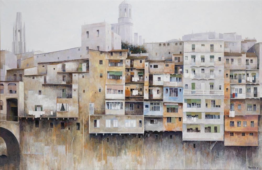josep maria vayreda canadell olot girona 1932 girona 2001 cases de onyar girona oil on canvas signed in the lower right corner signed and located on the back · Setdart Auction House · 2025-09-30 Josep Maria Vayreda Canadell comparable auction result: josep maria vayreda canadell olot girona 1932 girona 2001 cases de onyar girona oil on canvas signed in the lower right corner signed and located on the back