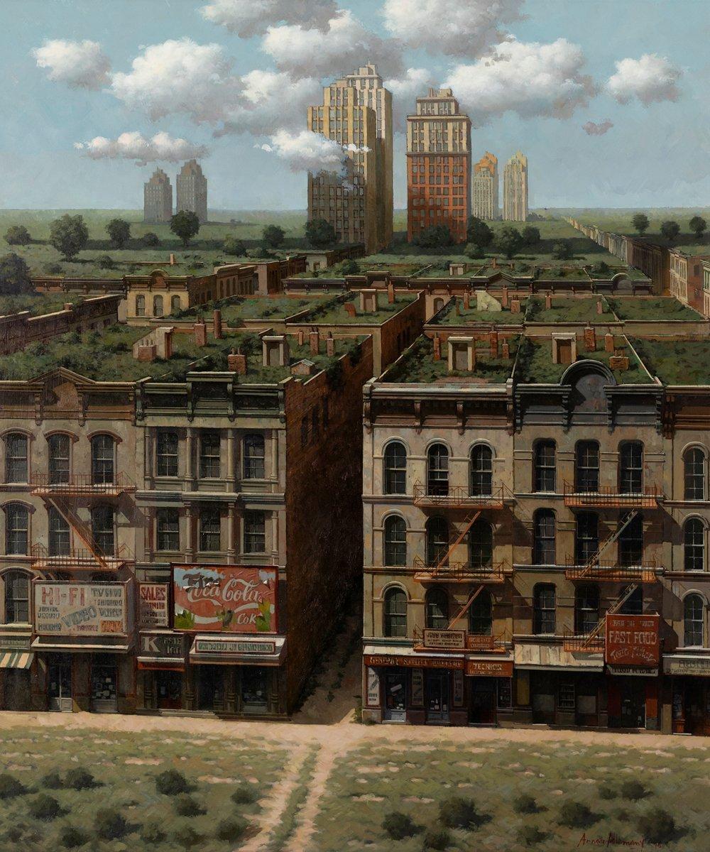 Arnau Alemany comparable auction result: arnau alemany barcelona 1948 urban desert barcelona oil on panel signed in the lower right corner signed and located on the back
