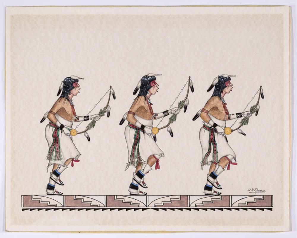 Jose D. Roybal comparable auction result: jose d roybal bow and arrow dance