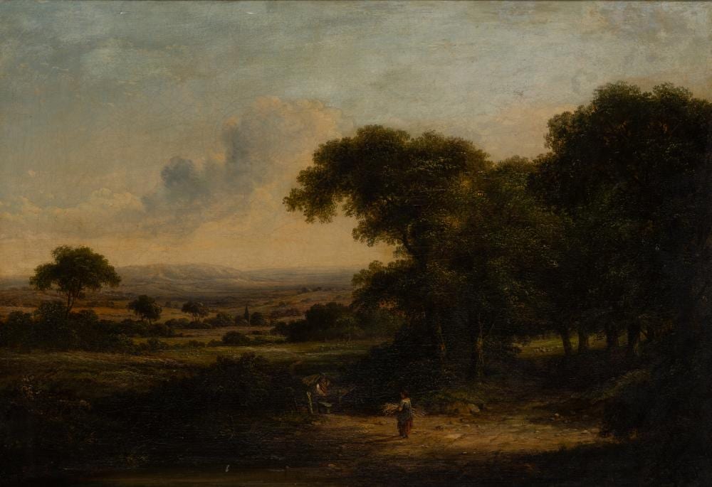 George Augustus Williams comparable auction result: george augustus williams 1814 1901 a view near whitby surrey