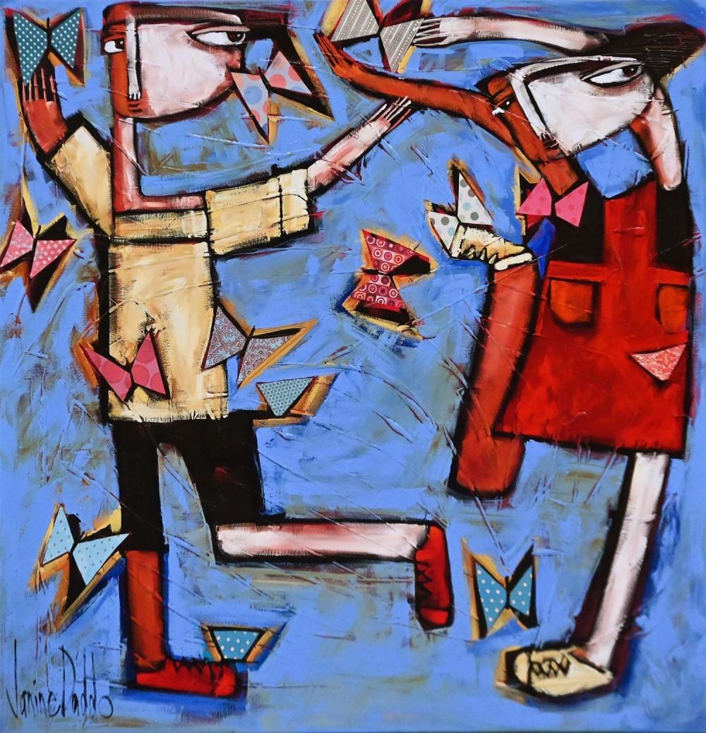 Janine Daddo comparable auction result: janine daddo to catch a flutterbye 2009