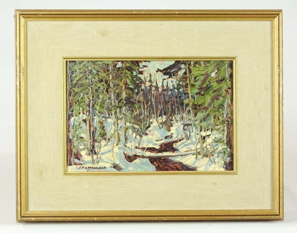 James Edward Hervey Macdonald comparable auction result: painting james edward hervey macdonald