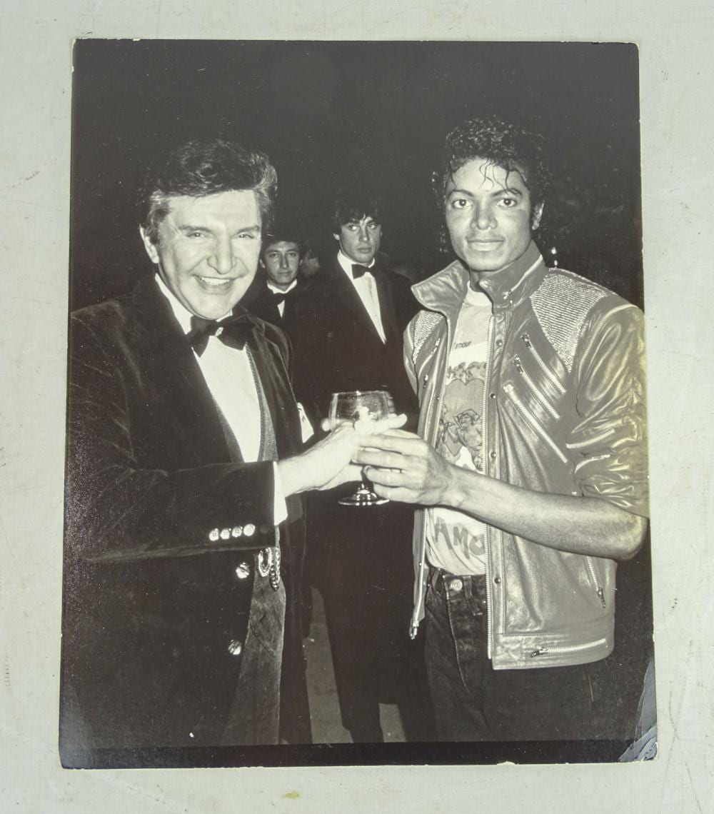 Ron Galella comparable auction result: ron galella photograph of michael jackson