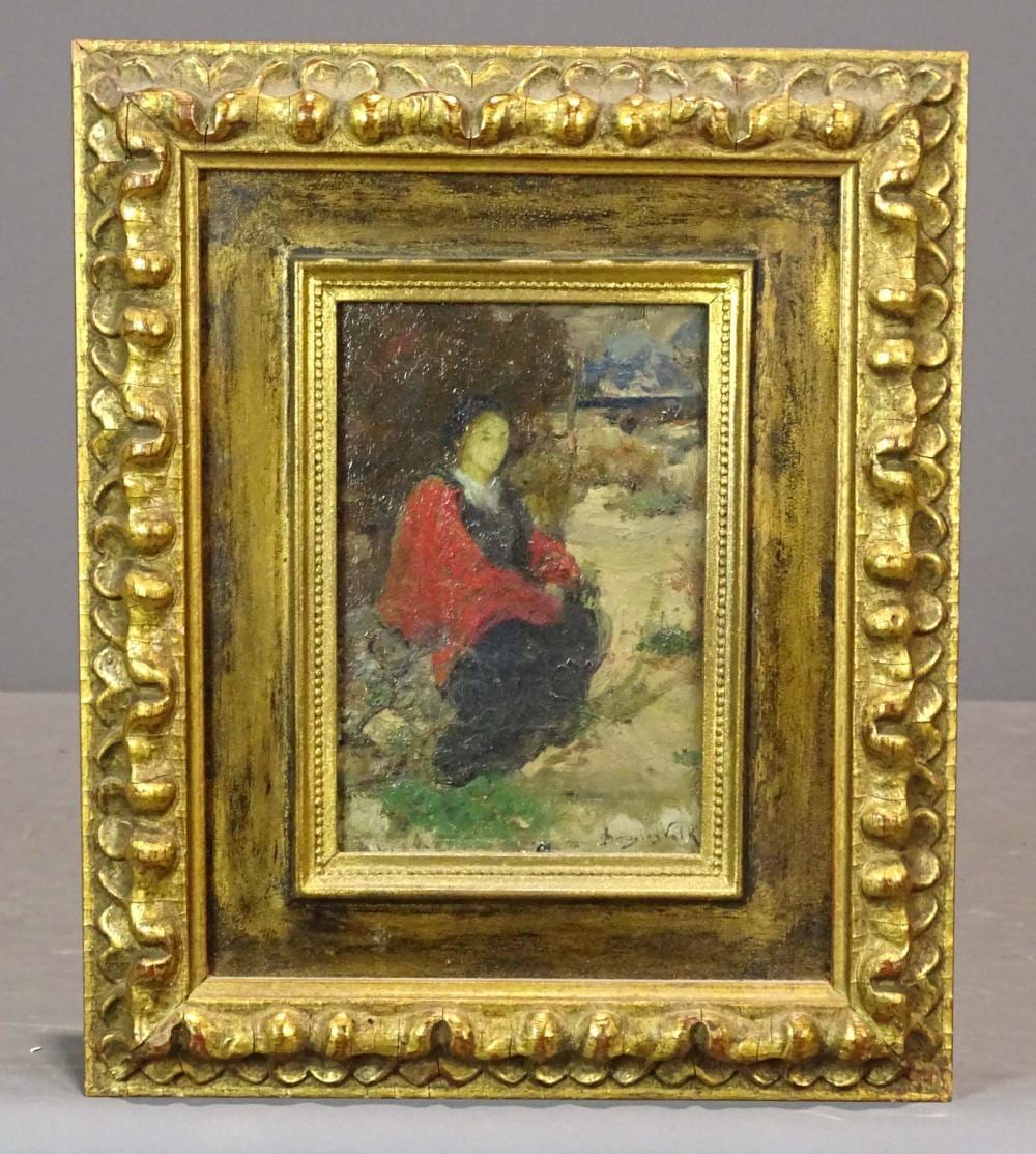 Douglas Volk comparable auction result: douglas volk 1856 1935