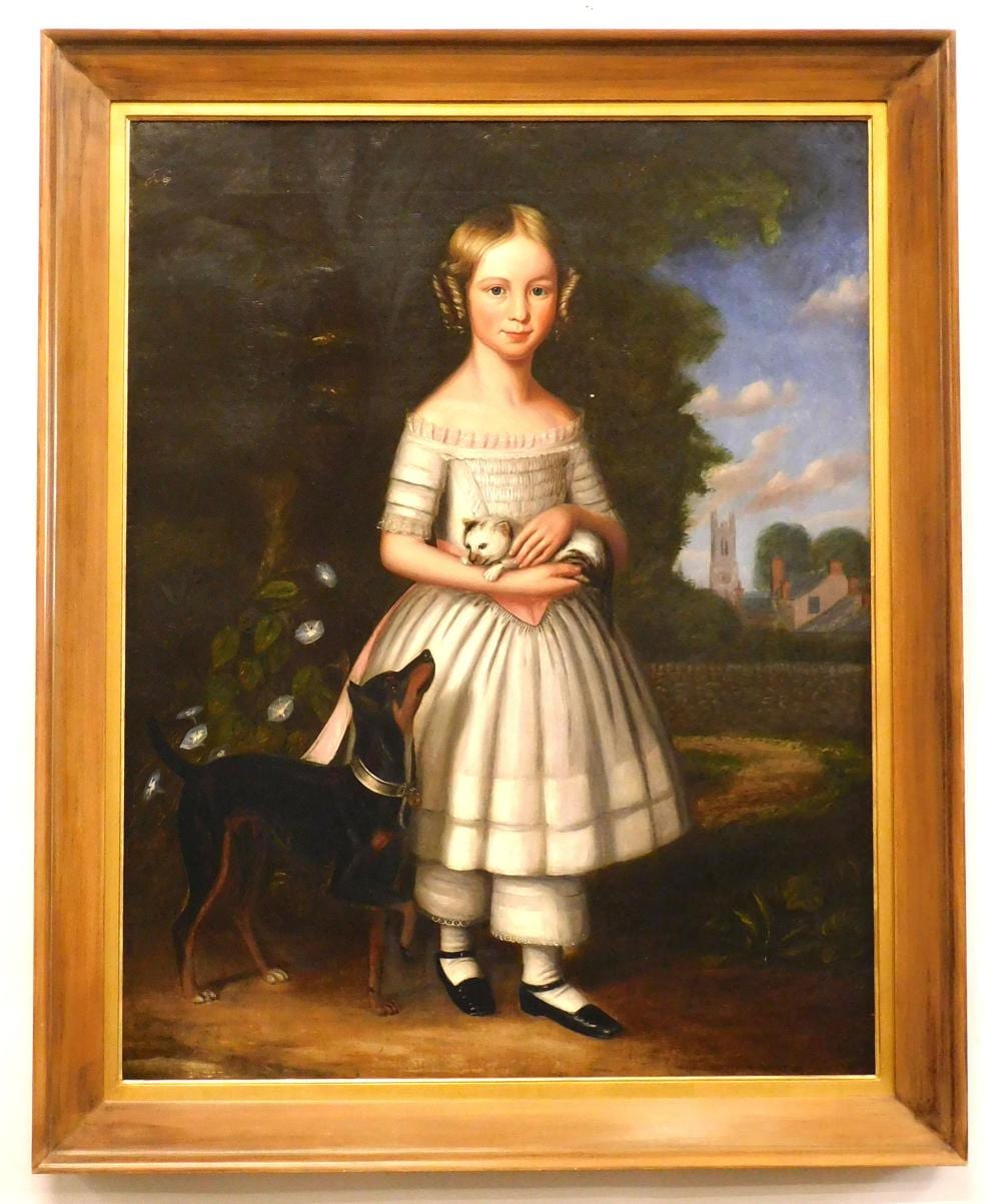Joseph Goodhue Chandler comparable auction result: joseph goodhue chandler attributed painting
