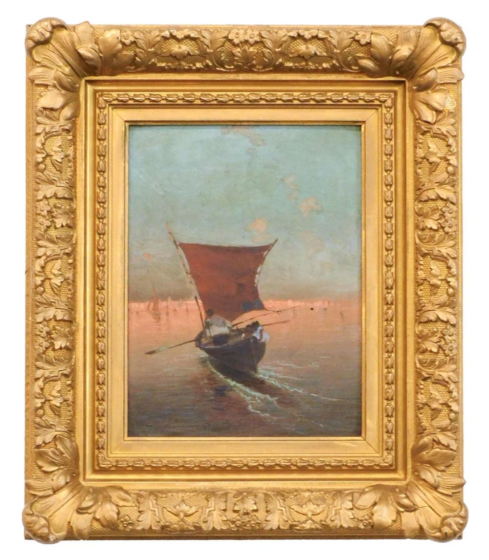 Edoardo Dalbono comparable auction result: edoardo dalbono attributed painting
