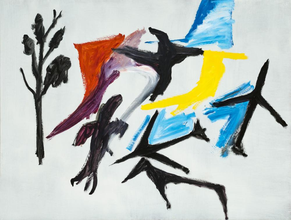 Ken Whisson comparable auction result: ken whisson two aeroplanes and one or two birds 1975