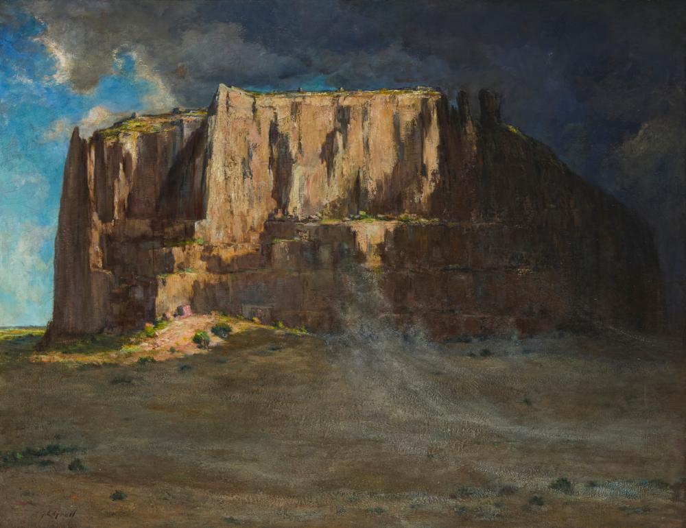 Albert Lorey Groll comparable auction result: albert lorey groll 1866 1952 the enchanted mesa new mexico