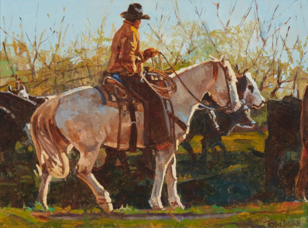 Tom Dorr comparable auction result: tom dorr b 1950 texas cattle drive